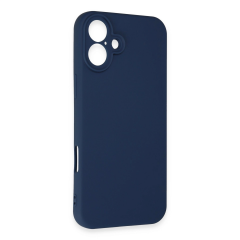 İphone 16 Kılıf First Silikon - Lacivert