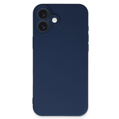 İphone 16 Kılıf First Silikon - Lacivert