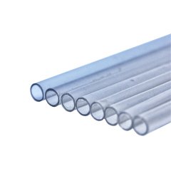 Plastik İçi Boş Şeffaf Çıta 10mm 50cm 10'lu