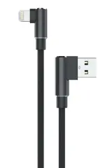 Newface Usb To Lightning 3m 2.4a Kablo - Siyah