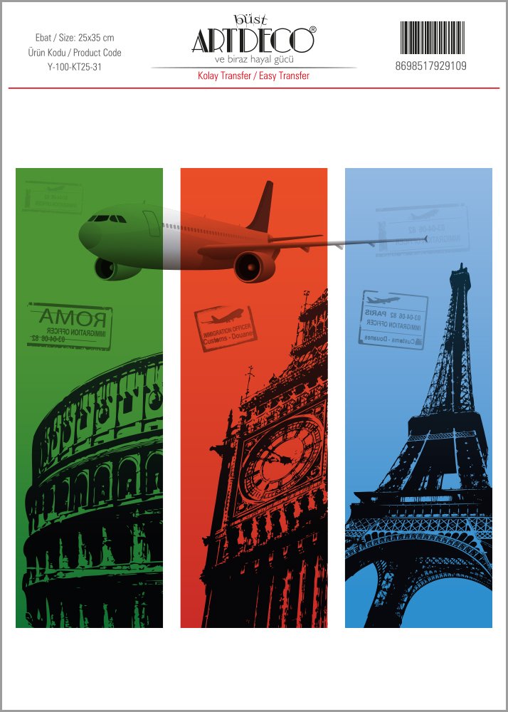 Kolay Transfer 25x35cm Desen No:31