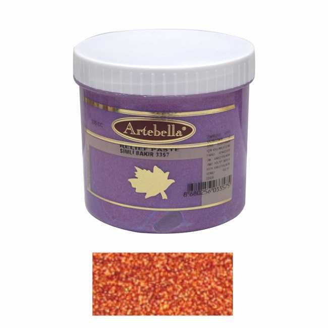 Rölyef Pasta Simli Bakır 300gr. N:3357