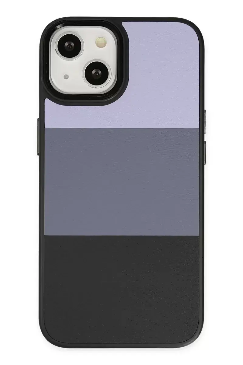 Newface İphone 14 Plus Kılıf King Kapak - Lila-siyah