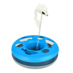 Hareketli Fareli Kedi Avcı Oyuncak Çemberi 22cm