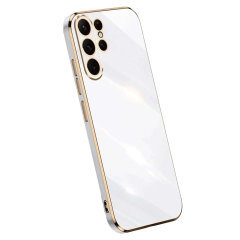 Samsung Galaxy S25 Ultra Kılıf Volet Silikon - Beyaz