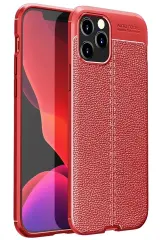 Newface İphone 12 Pro Kılıf Auto Focus Kapak - Kırmızı