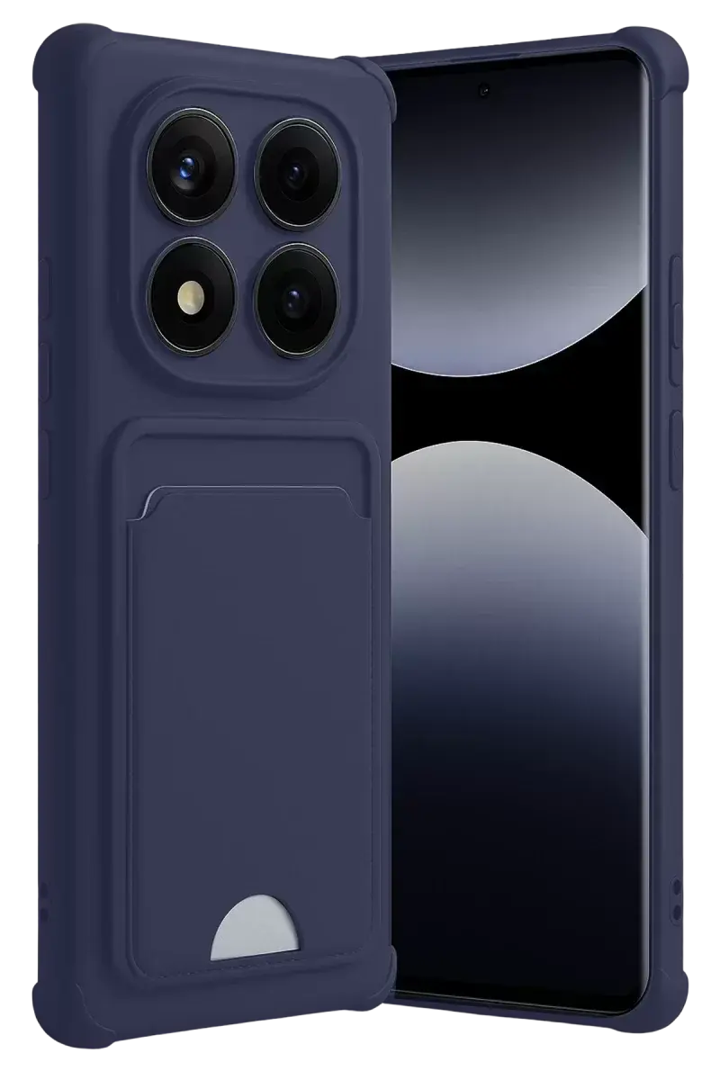 Newface Xiaomi Redmi Note 14 Pro Plus Kelvin Kartvizitli Silikon - Lacivert
