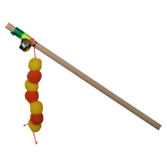 Ans Taraftar Tırtıl Kedi Oyuncak Olta 50 cm