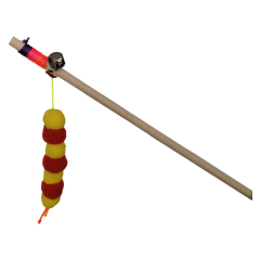 Ans Taraftar Tırtıl Kedi Oyuncak Olta 50 cm