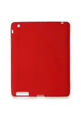 Newface İpad 4 9.7 Kılıf Evo Tablet Silikon - Kırmızı