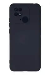 Newface Xiaomi Redmi 10c Kılıf Nano İçi Kadife Silikon - Lacivert