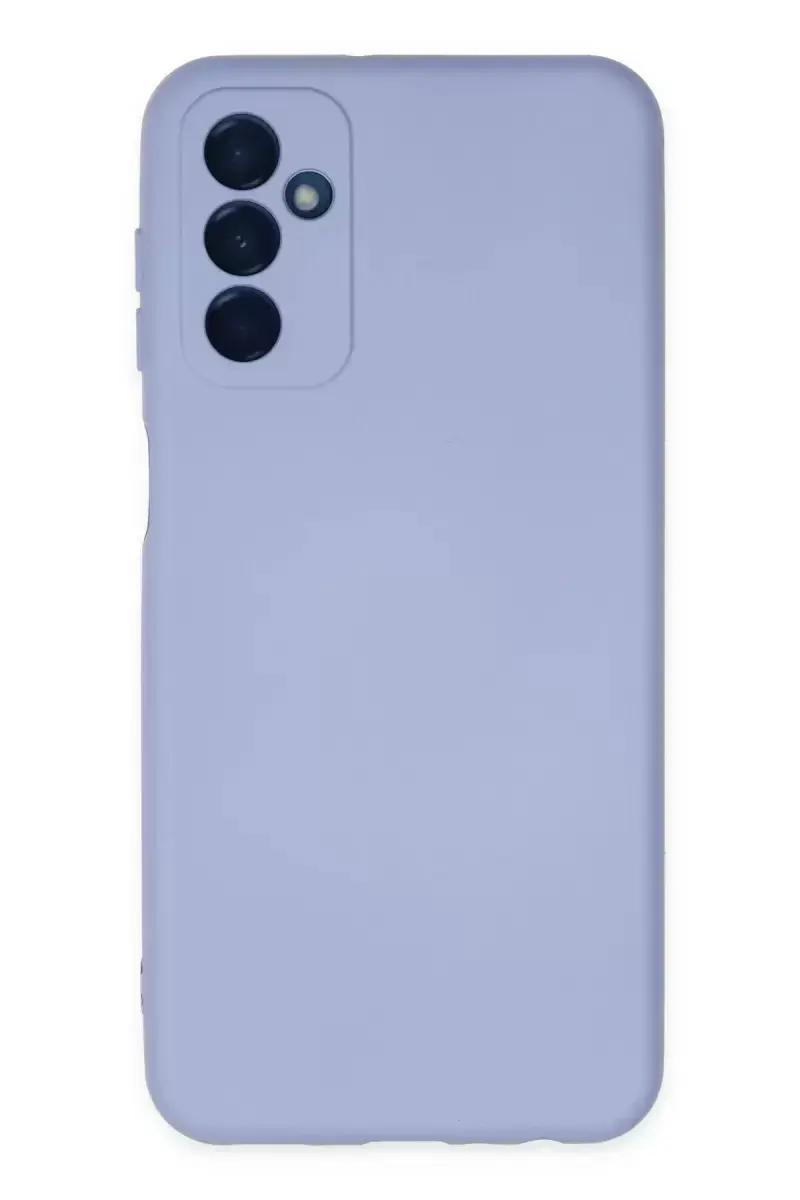 Newface Samsung Galaxy M23 Kılıf Nano İçi Kadife Silikon - Lila