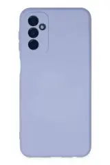 Newface Samsung Galaxy M23 Kılıf Nano İçi Kadife Silikon - Lila