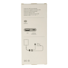 Apr22 Iphone Otg 2in1 - Beyaz