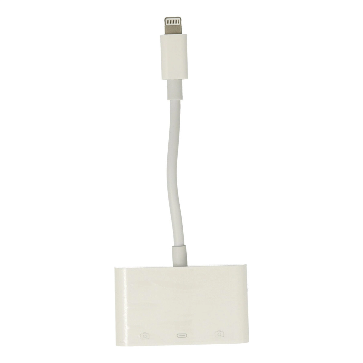 Apr23 Iphone Otg 3in1 - Beyaz