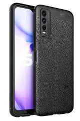 Newface Vivo Y11s Kılıf Auto Focus Kapak - Siyah