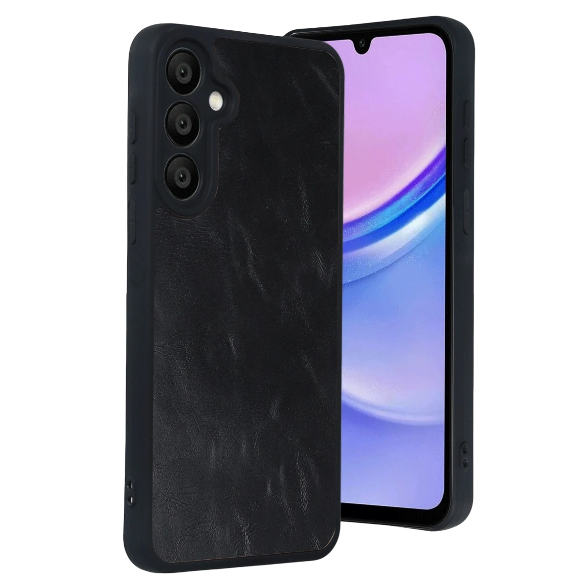 Samsung Galaxy A37 5g Aras Deri Kapak - Siyah
