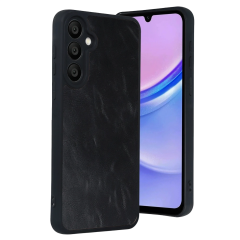 Samsung Galaxy A37 5g Aras Deri Kapak - Siyah