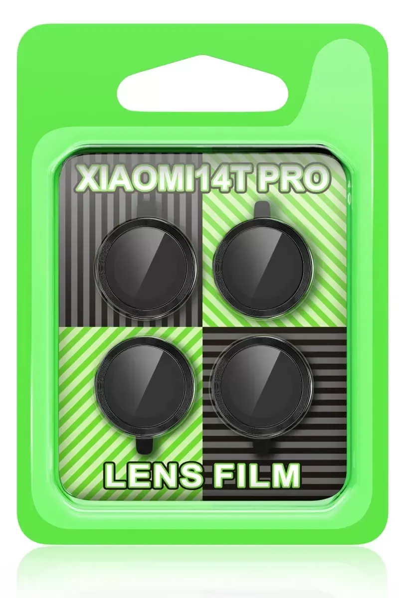 Newface Xiaomi Mi 14t Pro Raze Metal Kamera Lens - Siyah
