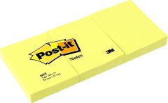 Post-It Yapışkanlı Not Kağıdı Sarı 38x51mm 100 Yaprak