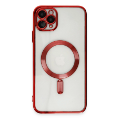 İphone 11 Pro Max Kılıf Kross Magneticsafe Kapak - Kırmızı