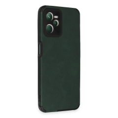 Realme C35 Kılıf Loop Deri Silikon - Yeşil