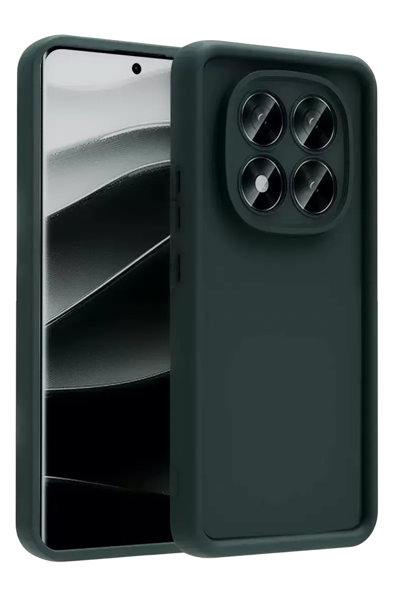 Newface Xiaomi Redmi Note 15 Pro 4g Viera Silikon - Koyu Yeşil