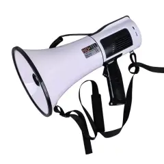 No-tel 106u Bluetooth-usb-siren-ses Kayıt Özellikli Dahili Bataryalı 100 Watt Büyük Boy Megafon