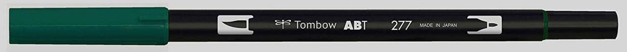 AB-T Dual Brush Pen - Dark Green- 277
