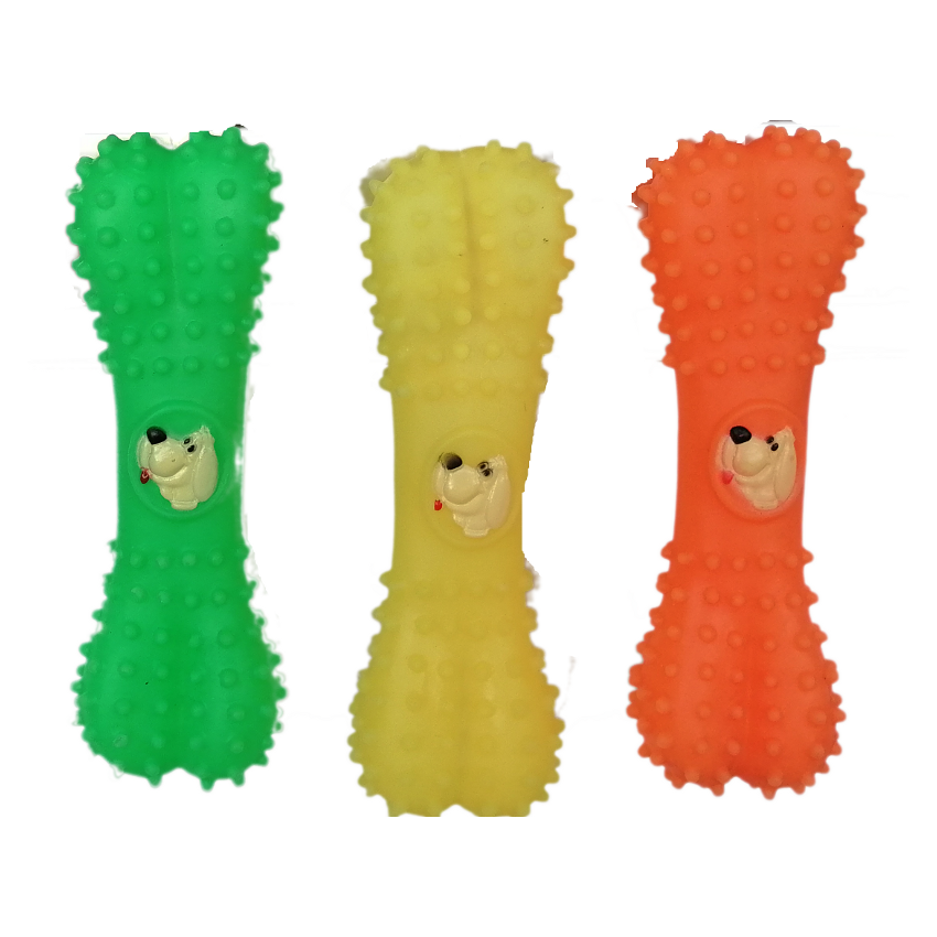 Sesli Renkli Dental Köpek Oyuncak 5*15 cm