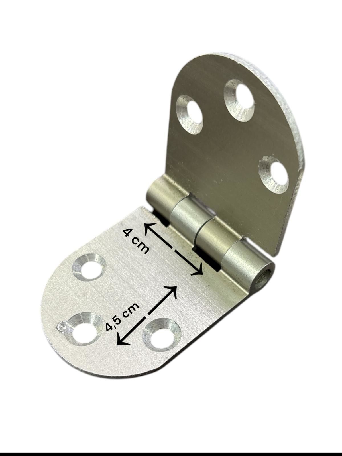 Yüksel Oval Alüminyum Kasa Menteşesi 4 cm