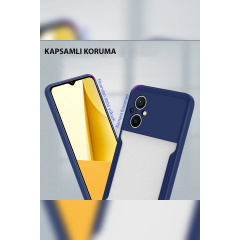 Xiaomi Poco M5 Kılıf Platin Silikon - Lacivert