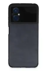 Newface Xiaomi Poco M5 Kılıf Loop Deri Silikon - Lacivert