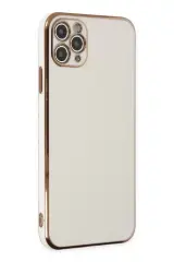Newface İphone 11 Pro Max Kılıf Volet Silikon - Beyaz