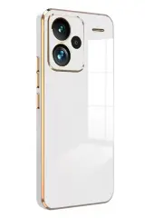 Newface Xiaomi Redmi Note 13 Pro Plus Kılıf Volet Silikon - Beyaz