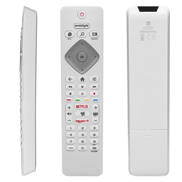 Philips Ambilight Netflix-rakuten Tuşlu Beyaz  Lcd- Led Tv Kumanda