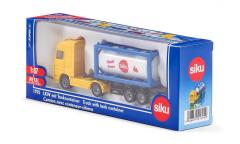 Truck With Tank Container Model Tanker 1:87 N:1795