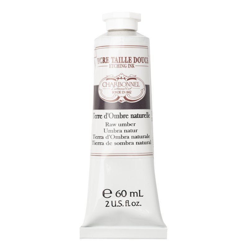 Charbonnel Gravure Ink 60ml - Raw Umber