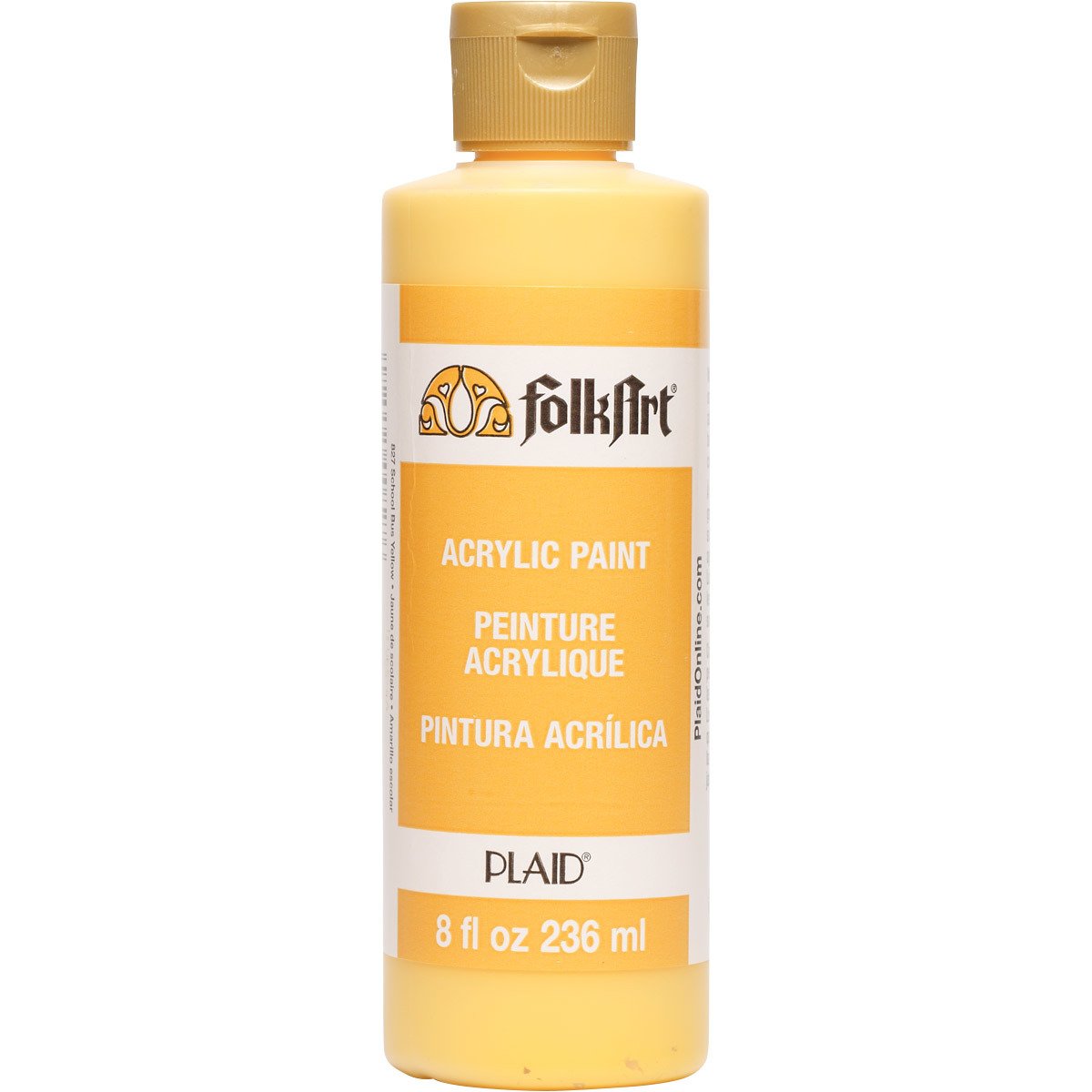 Folkart Akrilik Boya 236ml N:827 School Bus Yellow
