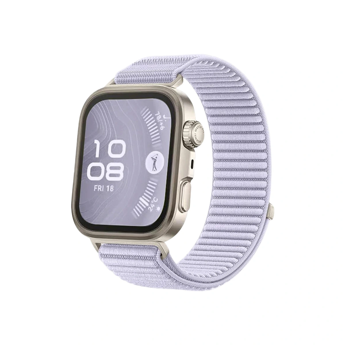 Huawei Fit 4 Braid Kordon - Lila