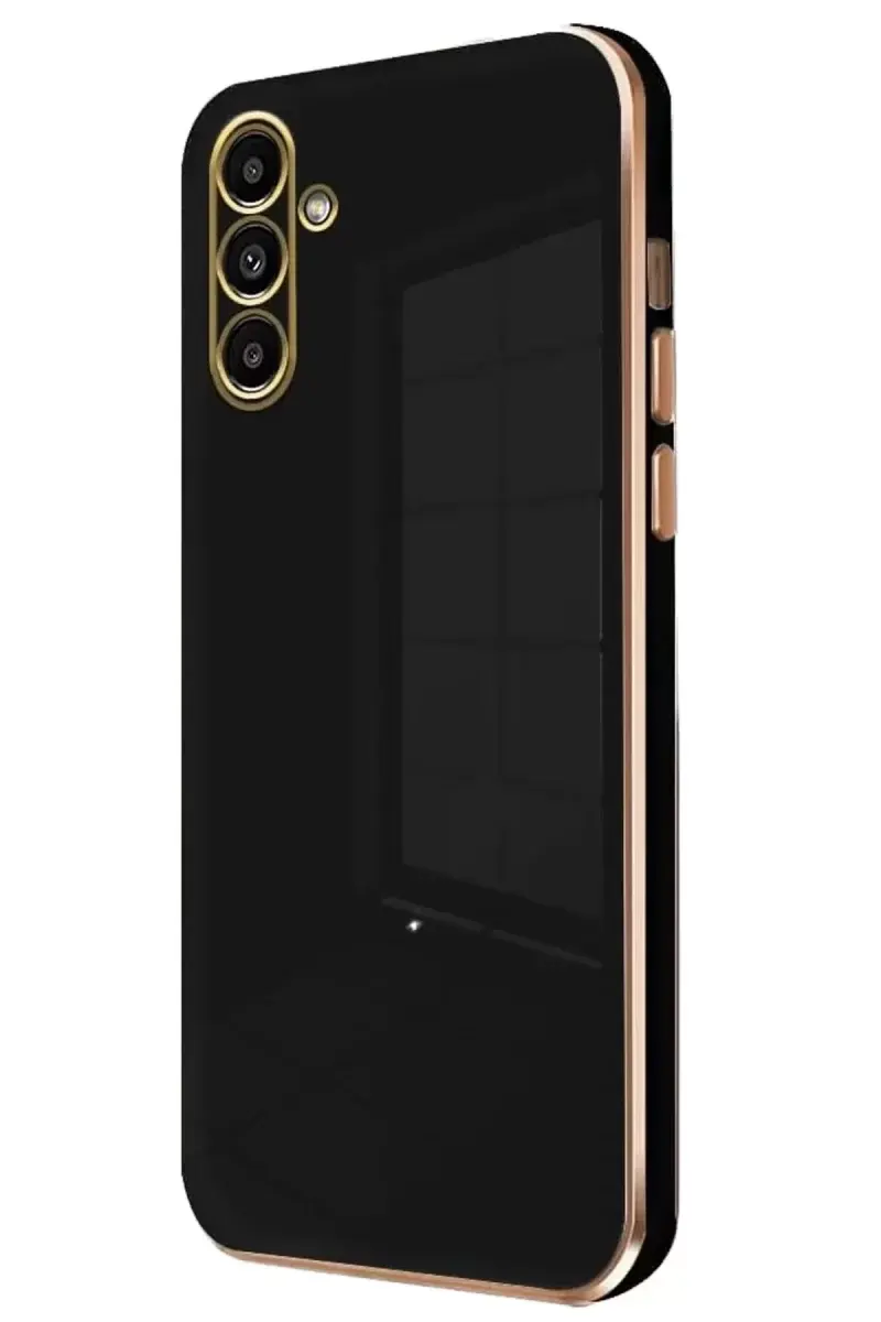 Newface Samsung Galaxy A55 5g Kılıf Volet Silikon - Siyah