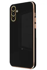 Newface Samsung Galaxy A55 5g Kılıf Volet Silikon - Siyah