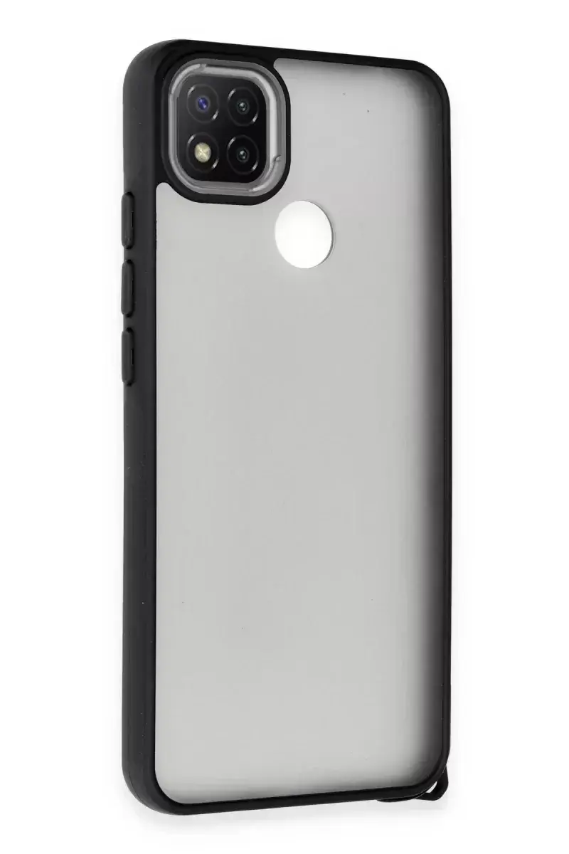 Newface Xiaomi Redmi 9c Kılıf Elegant Kapak - Siyah