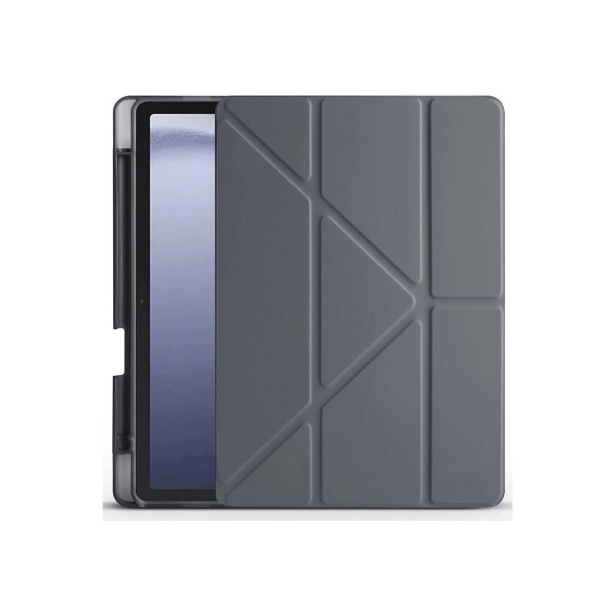 Xiaomi Redmi Pad Pro 12.1 Kılıf Kalemlikli Mars Tablet Kılıfı - Koyu Gri