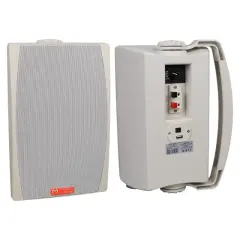 Magicvoice Mv-03 16 Cm 60 Watt Komütatörlü Hat Trafolu Beyaz Sütun Hoparlör (2'li Takım)