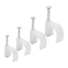 Powermaster Pm-17654 7 Numara Çelik Çivili 16 Mm Kroşe 4x10 Antigron Kablolar İçin (100'lü Poşet)