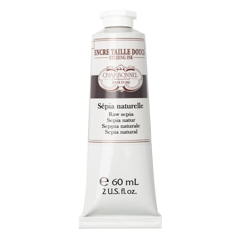 Charbonnel Gravure Ink 60ml - Raw Sepia