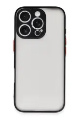 Newface İphone 16 Pro Kılıf Montreal Silikon Kapak - Siyah