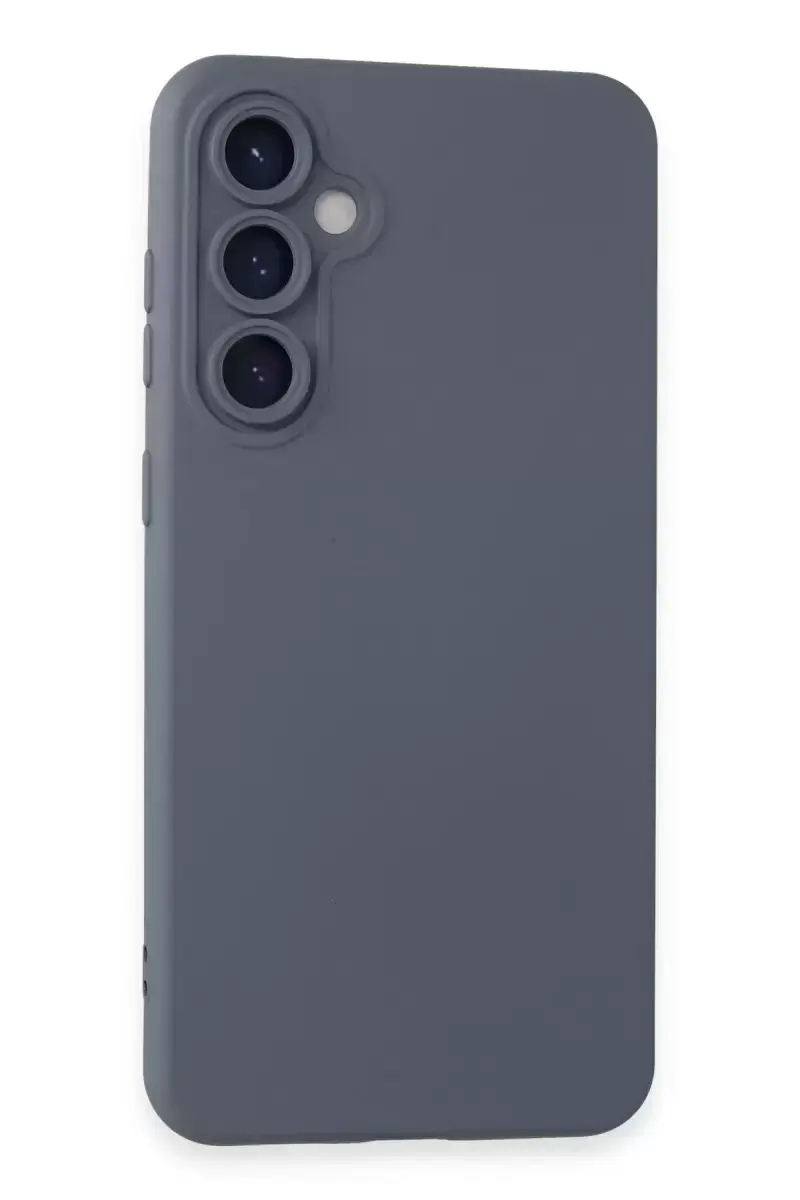 Newface Samsung Galaxy S23 Fe Kılıf Nano İçi Kadife Silikon - Gri