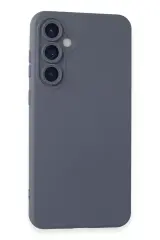 Newface Samsung Galaxy S23 Fe Kılıf Nano İçi Kadife Silikon - Gri